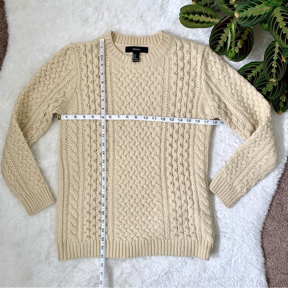 Forever 21 Chunky Cable Knit Sweater - Picture 4 of 8